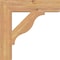 Ekena Millwork Funston Block Smooth Bracket, Western Red Cedar, 3 1/2"W x 18"D x 18"H BKT04X18X18FST05SWR - alternate 4
